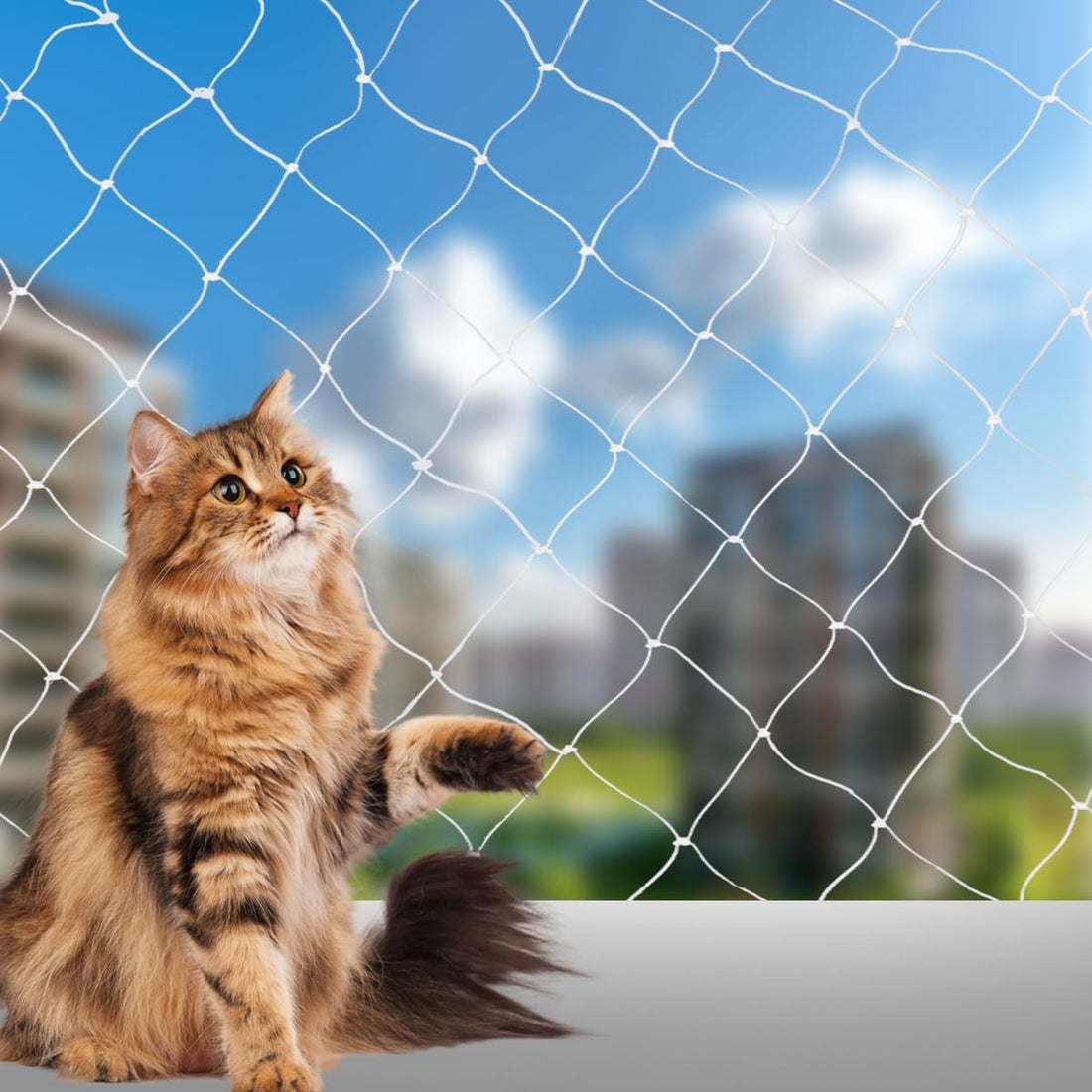 Cat Netting Balcony Anti-Fall Fence Net Small Patio for Balcony High