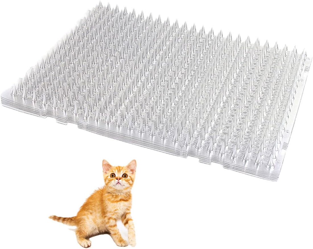Yiteshi 10 Packs Scat Mat for Cats, 13X16 inches Pet Deterrent Spikes