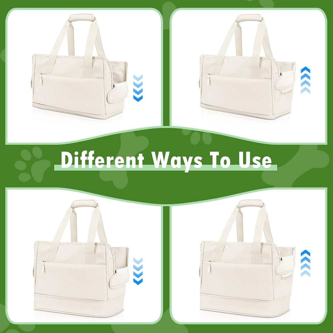 Dog Purse Carrier for Small Dogs Under 10 lbs Soft Sided Pad
