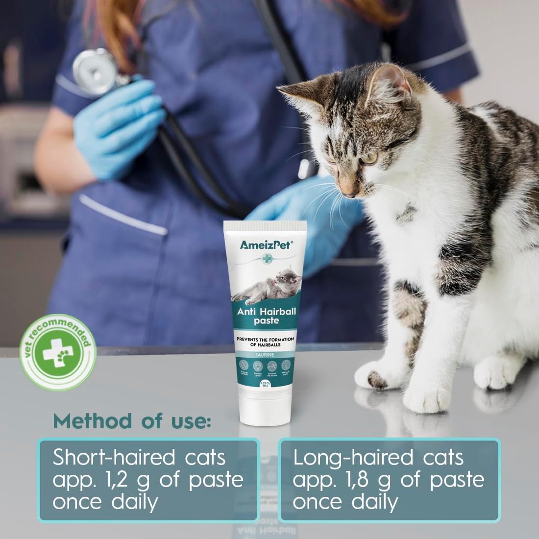 AmeizPet Hairball Remedy for Cats