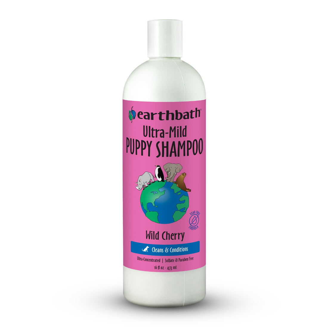 earthbath, Ultra-Mild Wild Cherry Puppy Shampoo