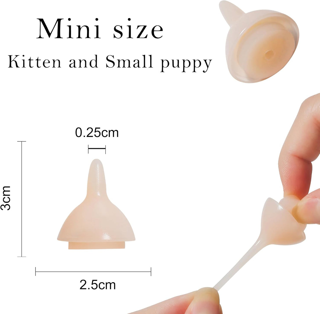 Doggiema Feeding Nipple and Syringes, Puppy Kitten Nipple Feeder Kit