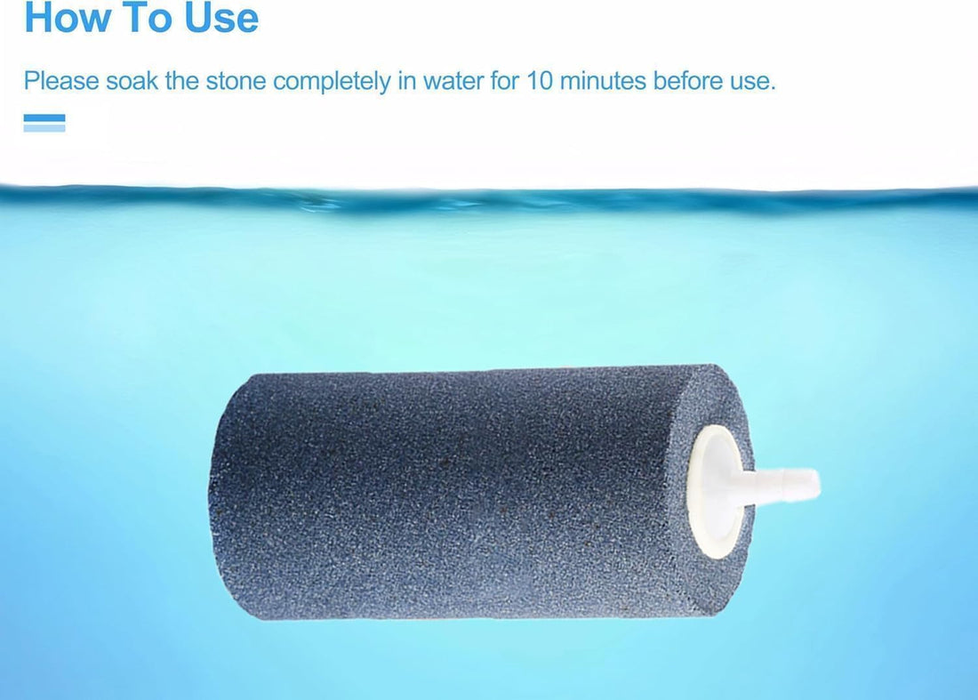 4x2 Inch Large Cylinder Air Stone Aquarium Hydroponics Bubble Diffuser