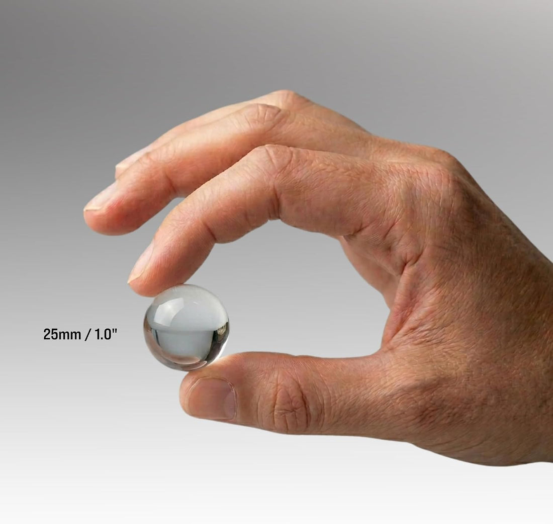 Terporium Quartz Sphere Marble | Single 20mm Clear Marble