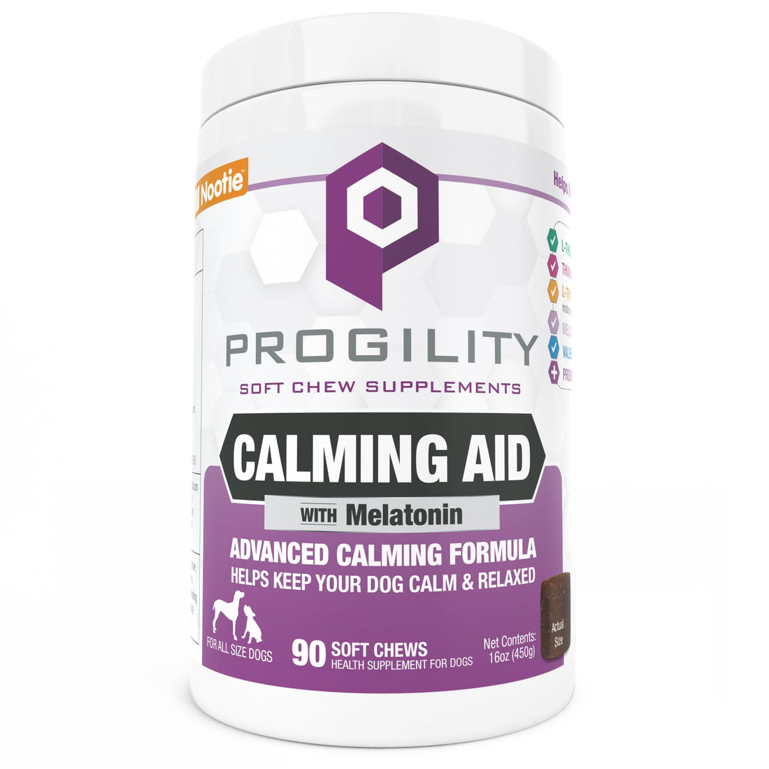 Nootie Progility Dog Calming Supplement for Stressful Situations