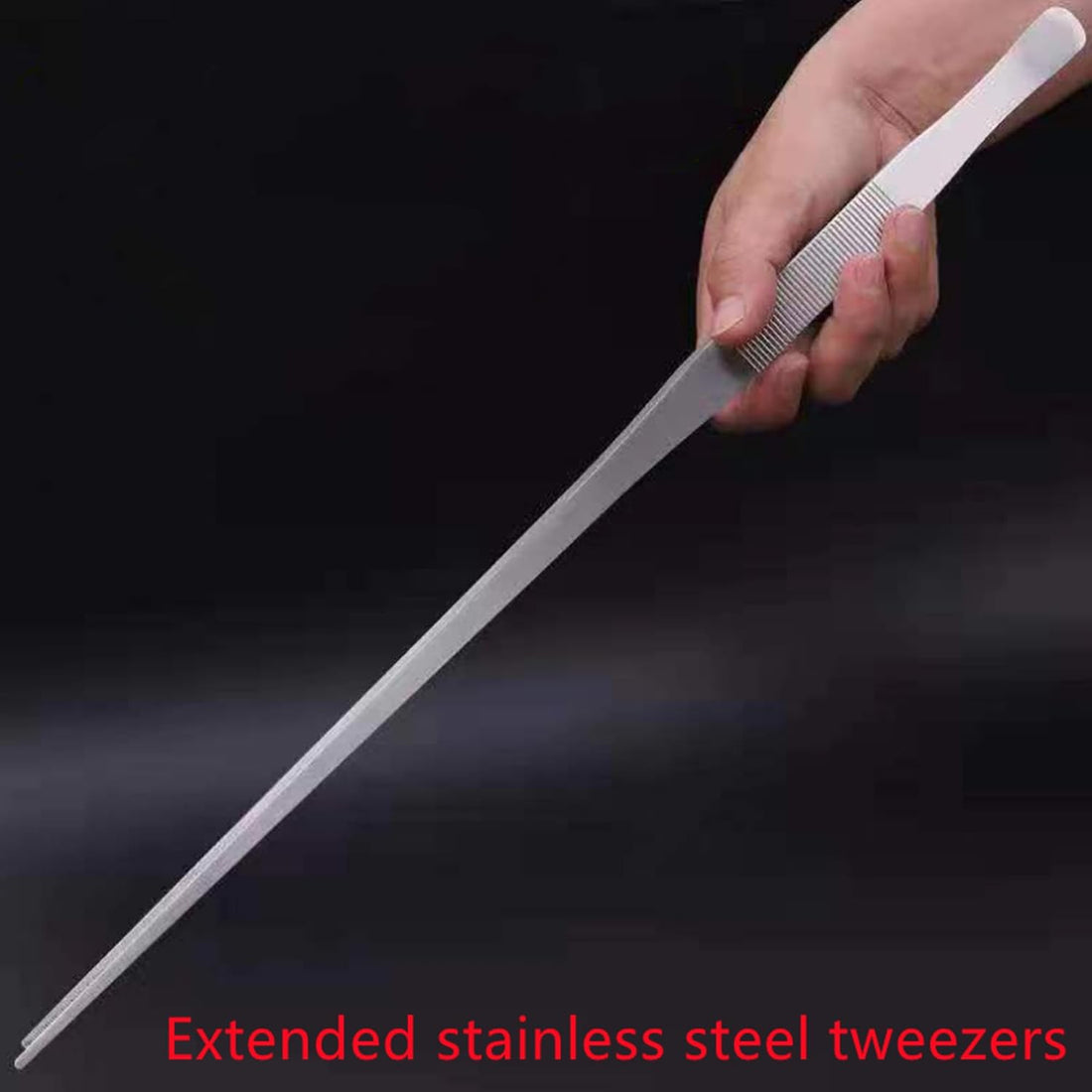 2Pcs set of aquarium water grass tweezers, measuring 18 inches length