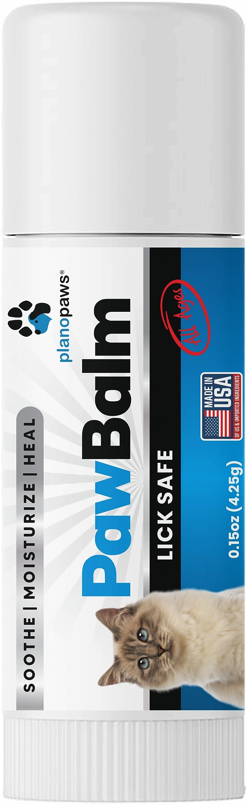 Lick Safe Cat Paw Balm - 0.15 Oz Paw Balm for Cats