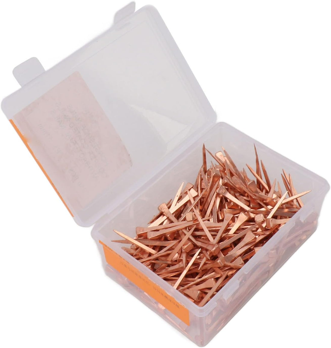 250Pcs Horseshoe Nails Copper Plated Rustproof Equestrian Riding