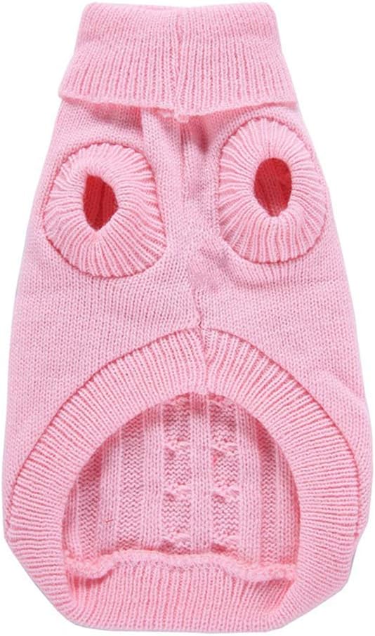 Dog Sweater Soft Warm Turtleneck Knitted Clothes for Small Medium