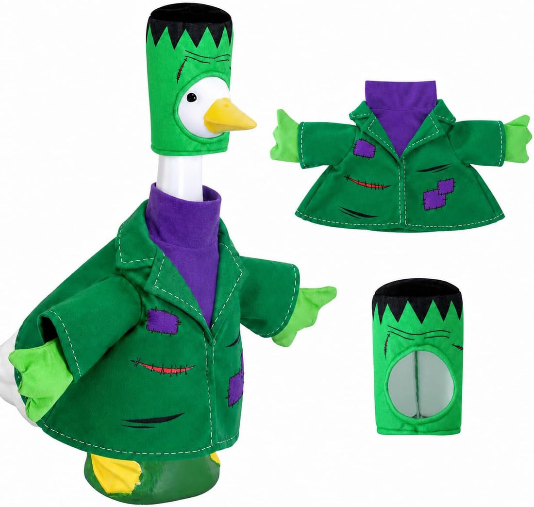 4Pcs Halloween Wizard Goose Outfits