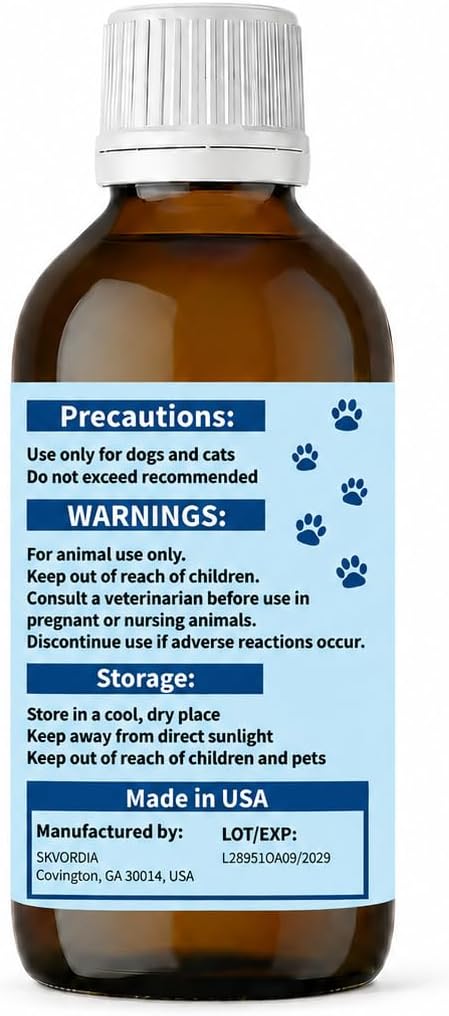 Liquid Pet Care Formula for Dogs & Cats, 100 mL (3.4 fl oz)