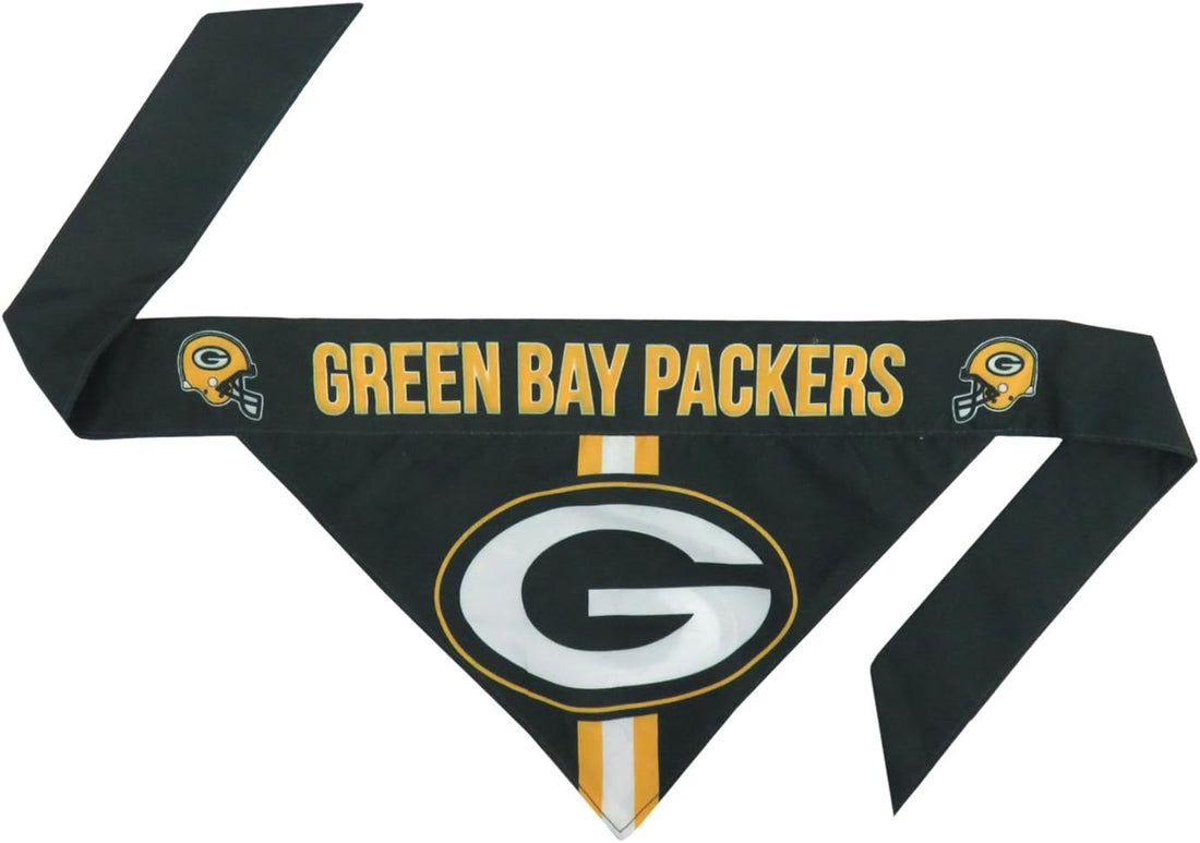 Littlearth NFL Green Bay Packers Pet Bandana, Team Color, X-Large