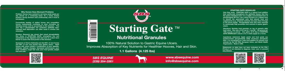 SBS Equine Starting Gate Granules