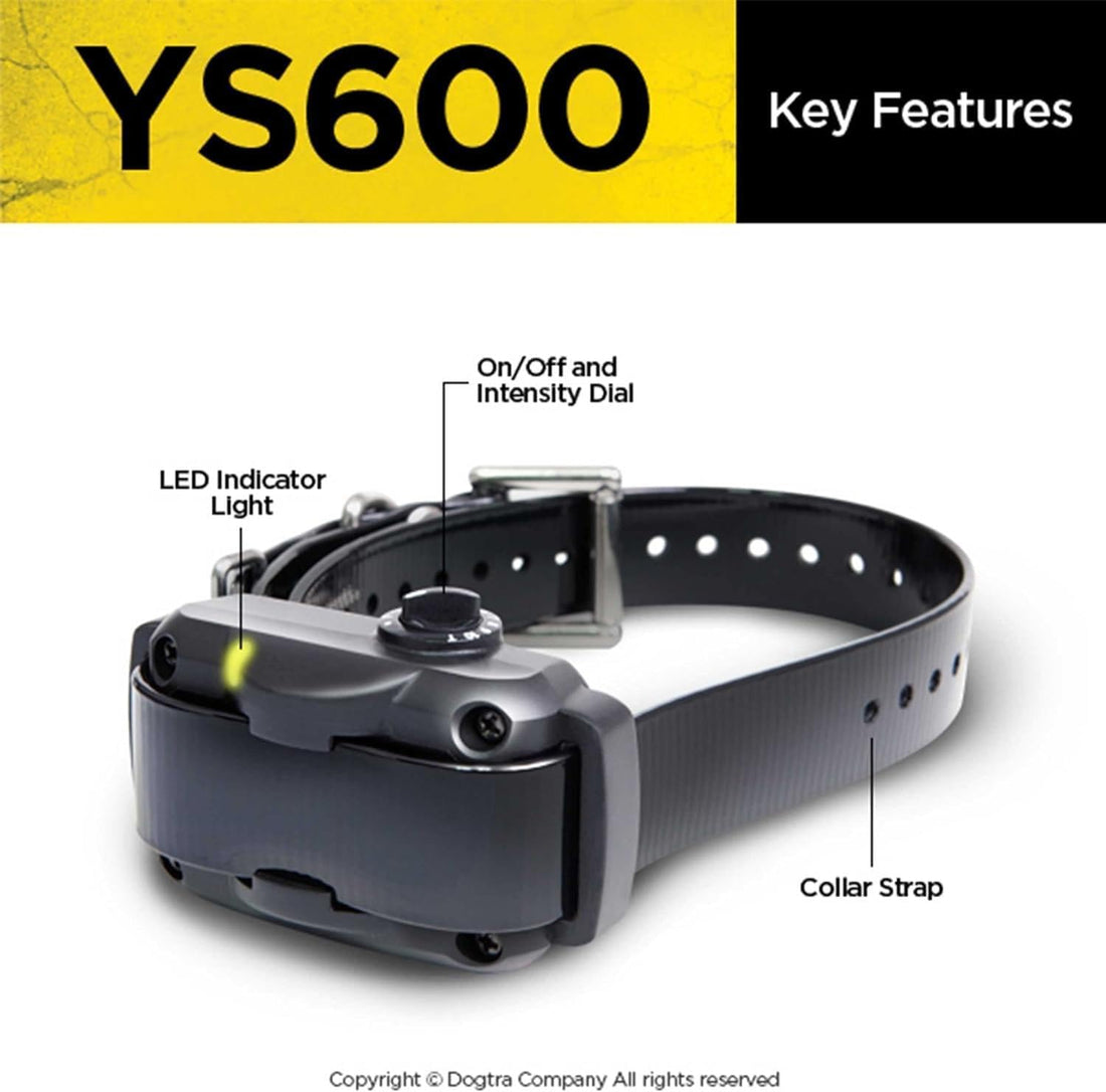 Dogtra YS600 No Bark Collar for Large Dogs 35 lbs and Up