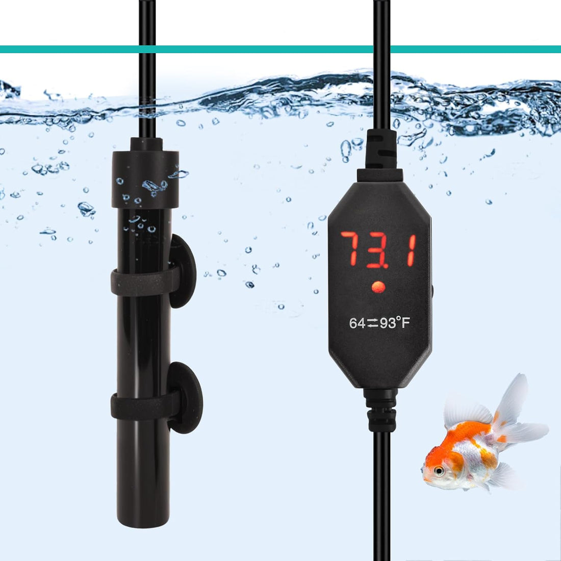 USB 10W Mini Aquarium Heater Alumina Ceramic for 1 Gallon Betta Tanks