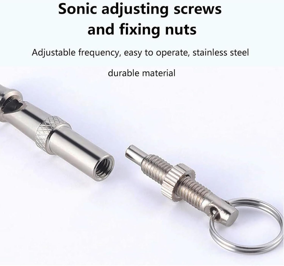 GILL&SONS Dog Training Whistle Set, Adjustable Ultrasonic