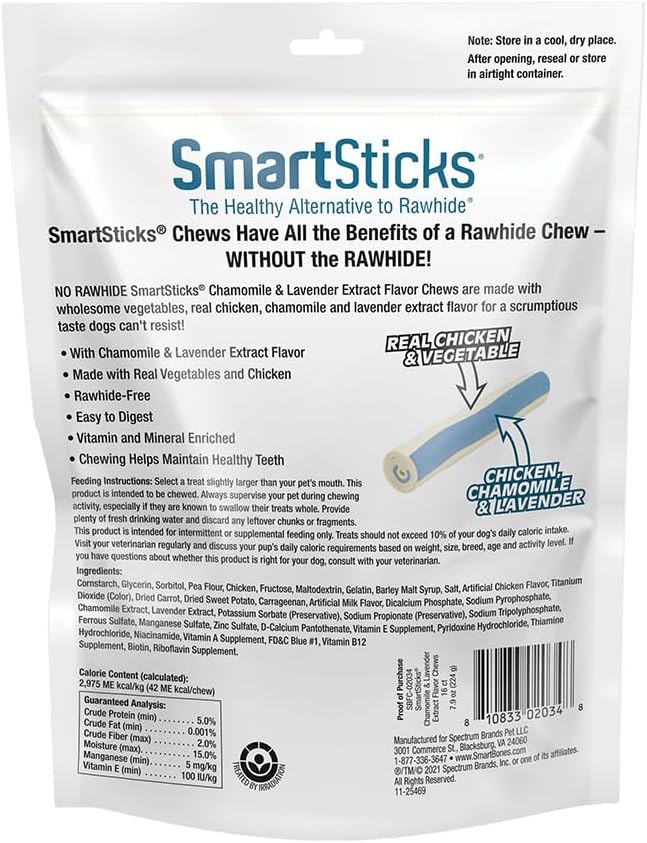 SmartSticks Chamomile and Lavender Flavor. 16sticks