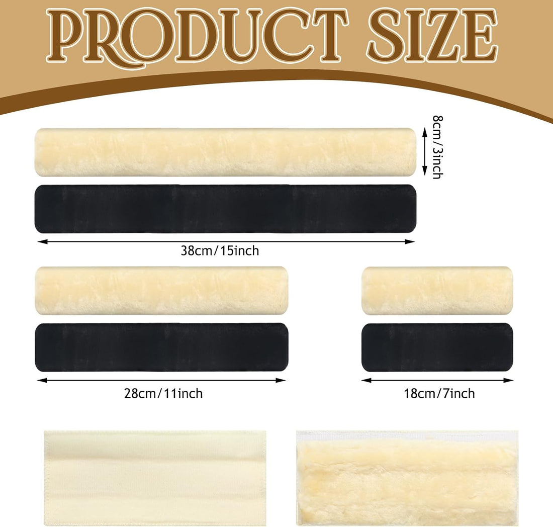 8 Pcs Fleece Halter Covers for Horse Halter and Bridle