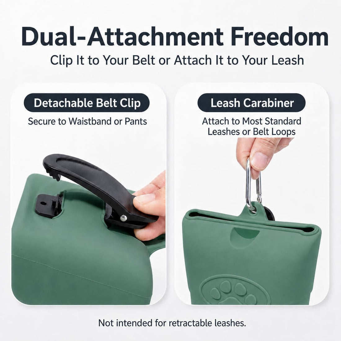 Upgraded Dog Treat Pouch with Strong Magnetic Closure