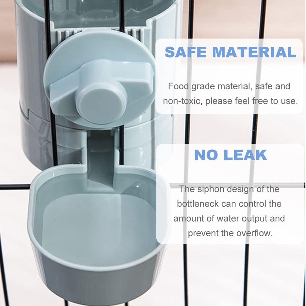 17oz No Leak Rabbit Waterer Feeder, Automatic Feeder for Animals