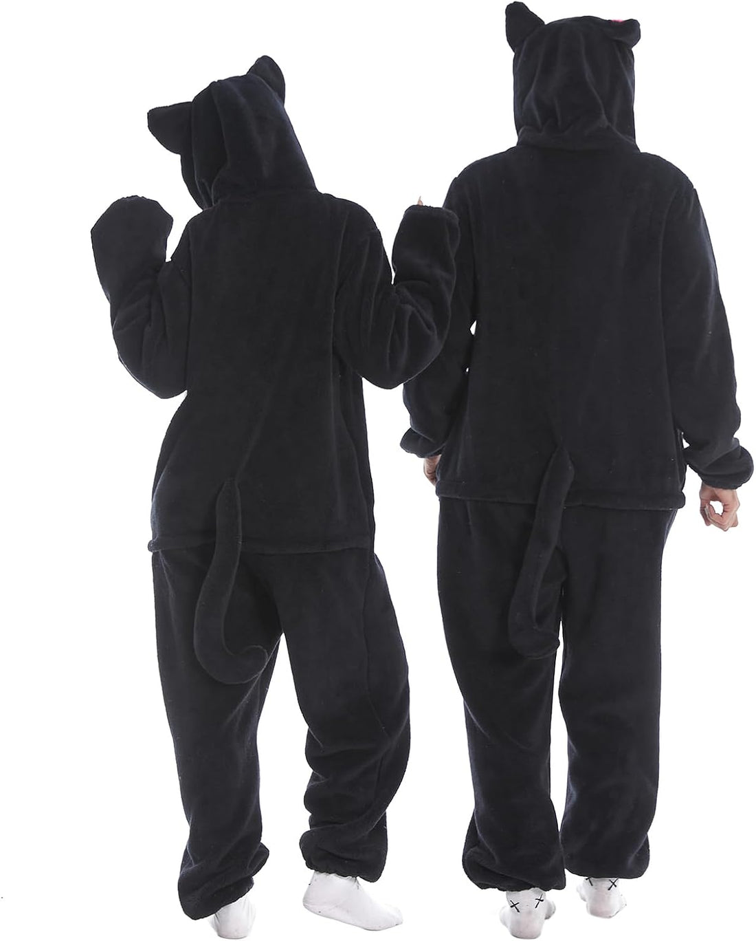 Flannel Fleece Adult Onesies – Fuzzy Onepiece Hood Costume