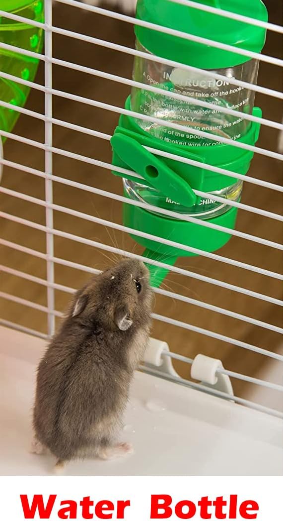 Large Blue 5-Floors Hamster Mansion Mouse Habitat Gerbil Cage