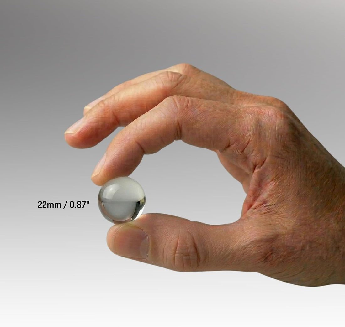 Terporium Quartz Sphere Marble | Single 20mm Clear Marble