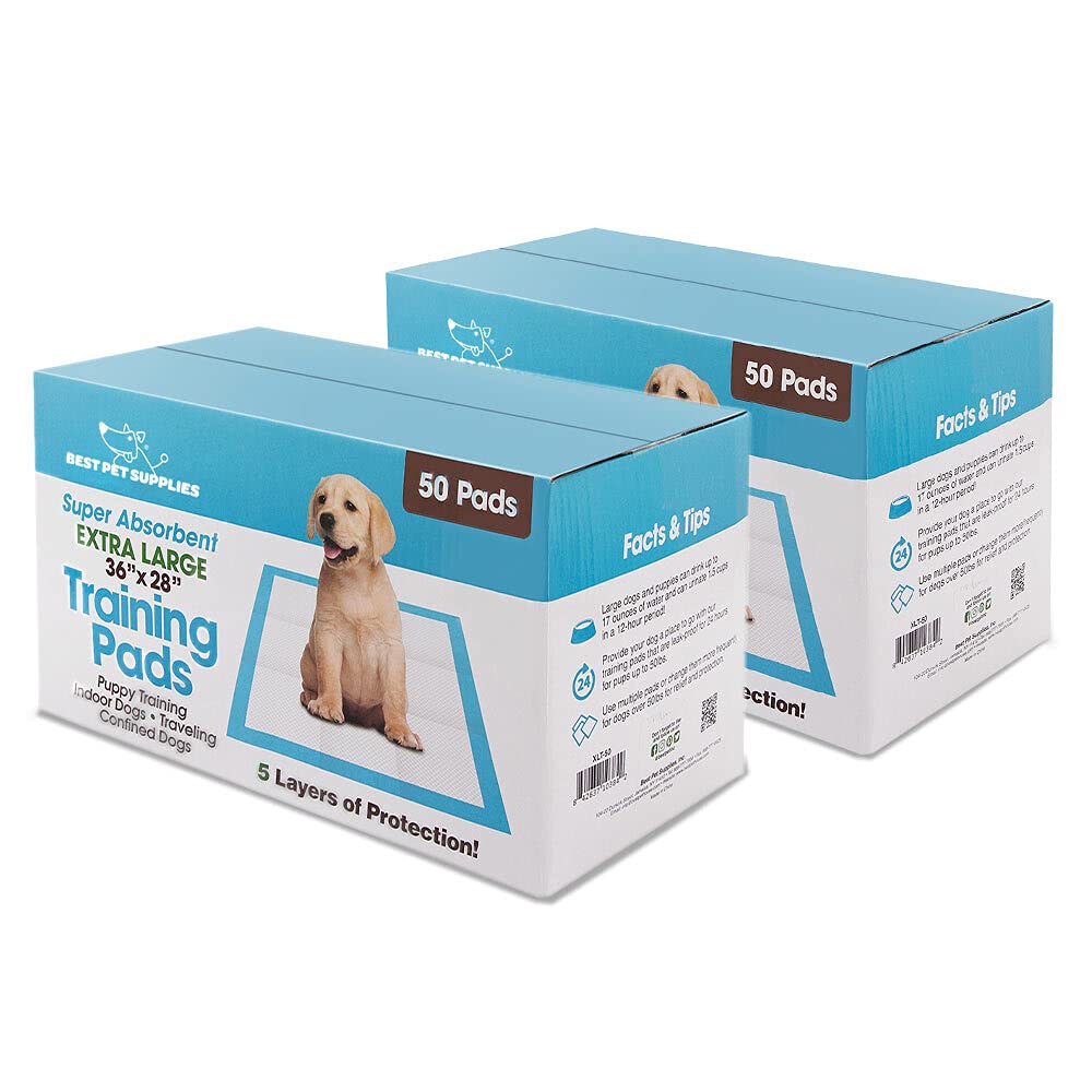 Best Pet Supplies XL Puppy Pads 100 Count