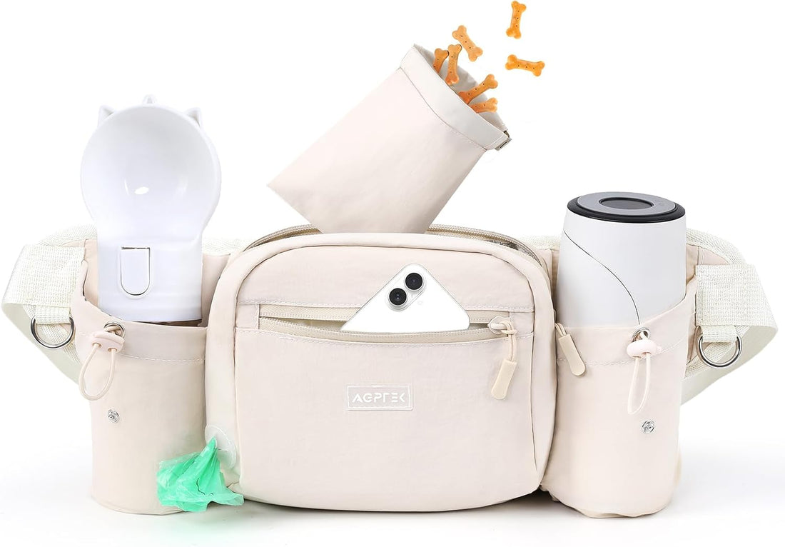 AGPTEK Dog Treat Pouch,Dog Walking Bag