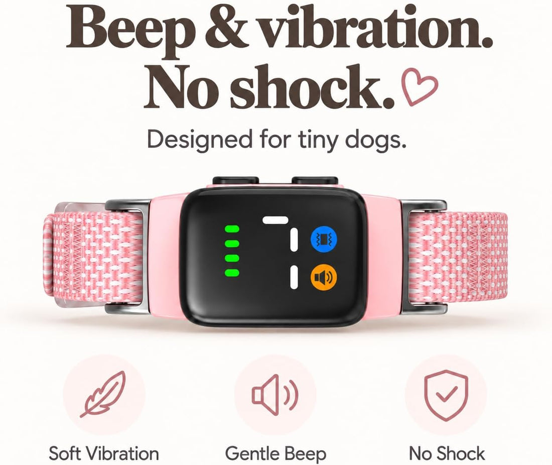 Teacup Bark Collar for Small Dogs 2-15lbs