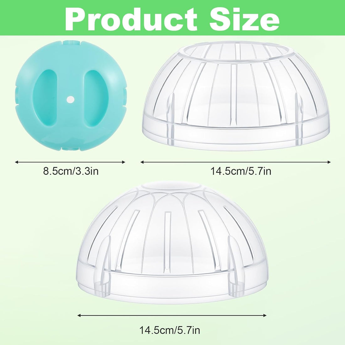 5.7 Inch Hamster Ball, Clear Hamster Exercise Ball Running Wheel