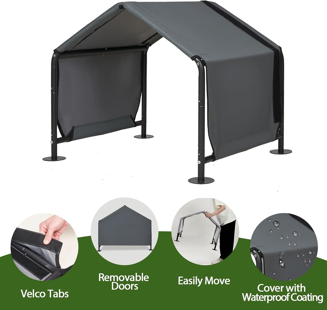LitaiL Dog Shades for Outside - Outdoor Dog Kennel for Small Dogs