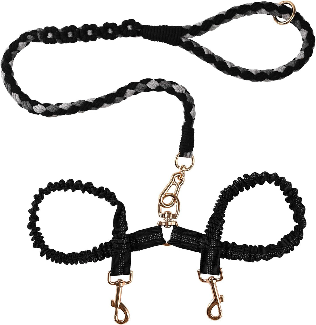 Double Dog Leash – Tangle-Free Dual Leash with 360° Swivel
