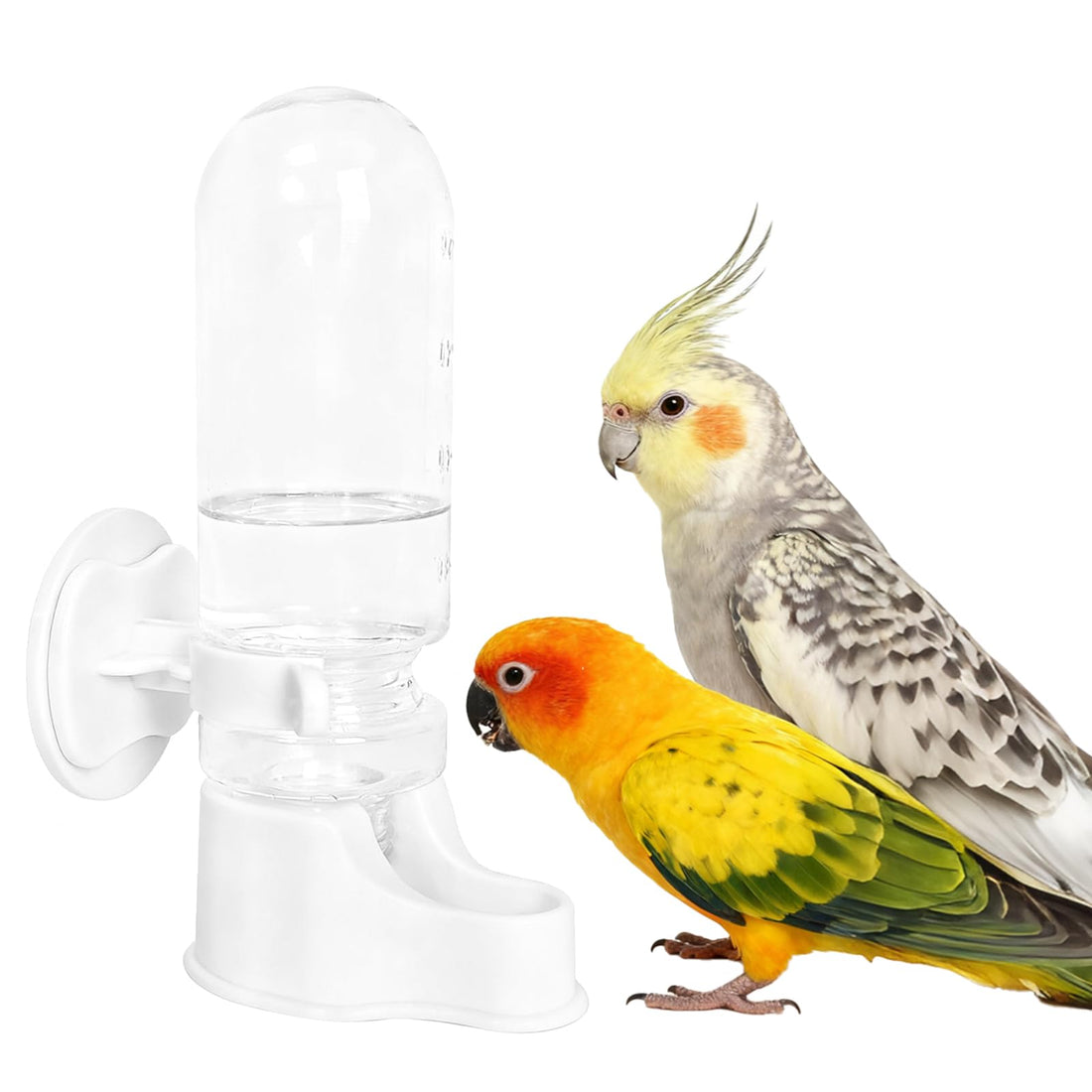 Bird Water Dispenser for Cage, 3.7 FL OZ