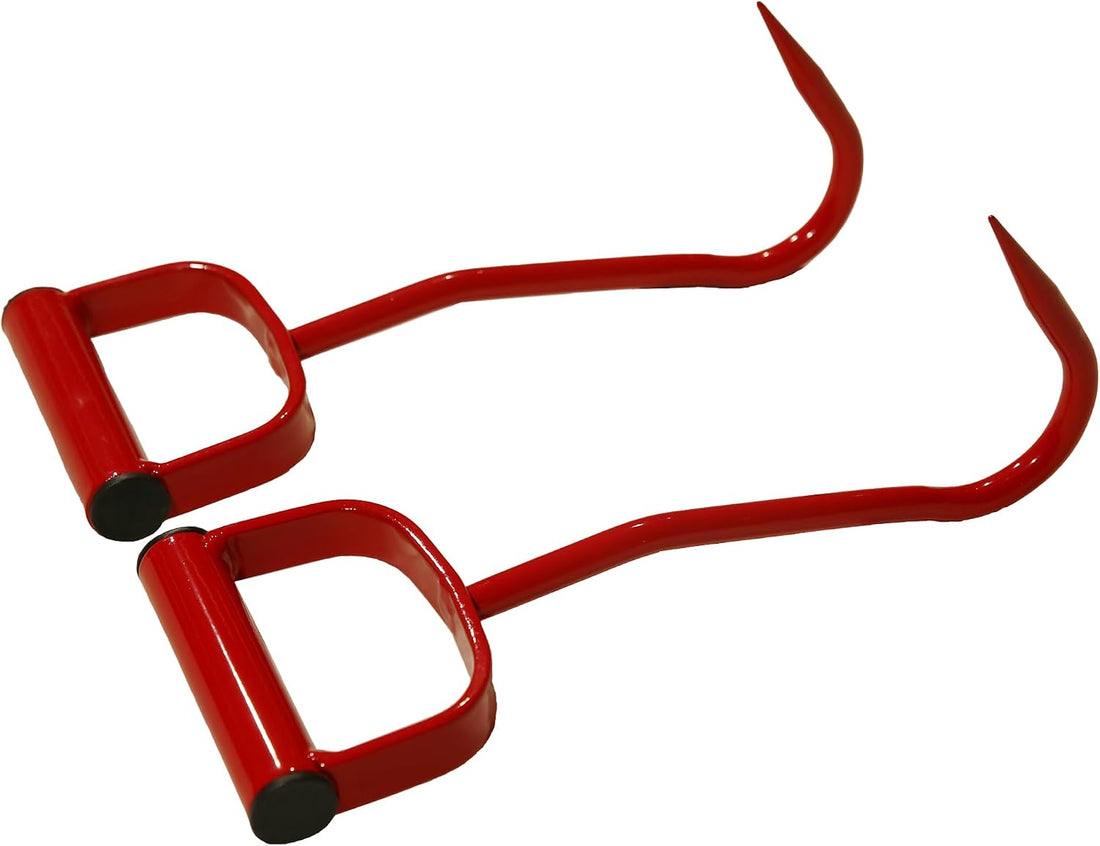 Myskuasi 11" Red Hay Hooks 47010500, 2pack