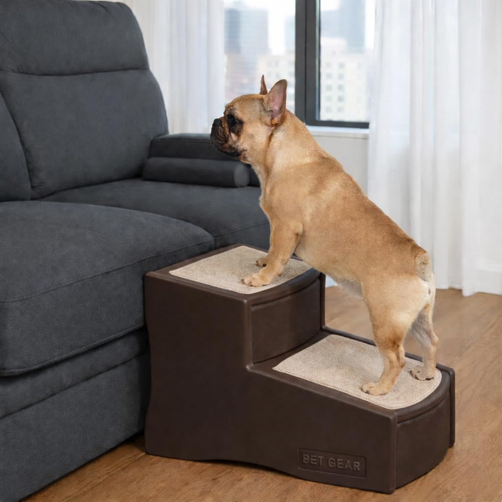 Pet Gear Easy Step II Pet Stairs, Frost, 2 Step