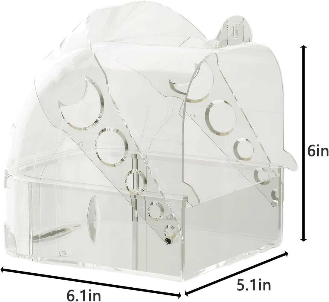 Fanlahmtasy Bird Bath for Cage with Pull-Out Drawer