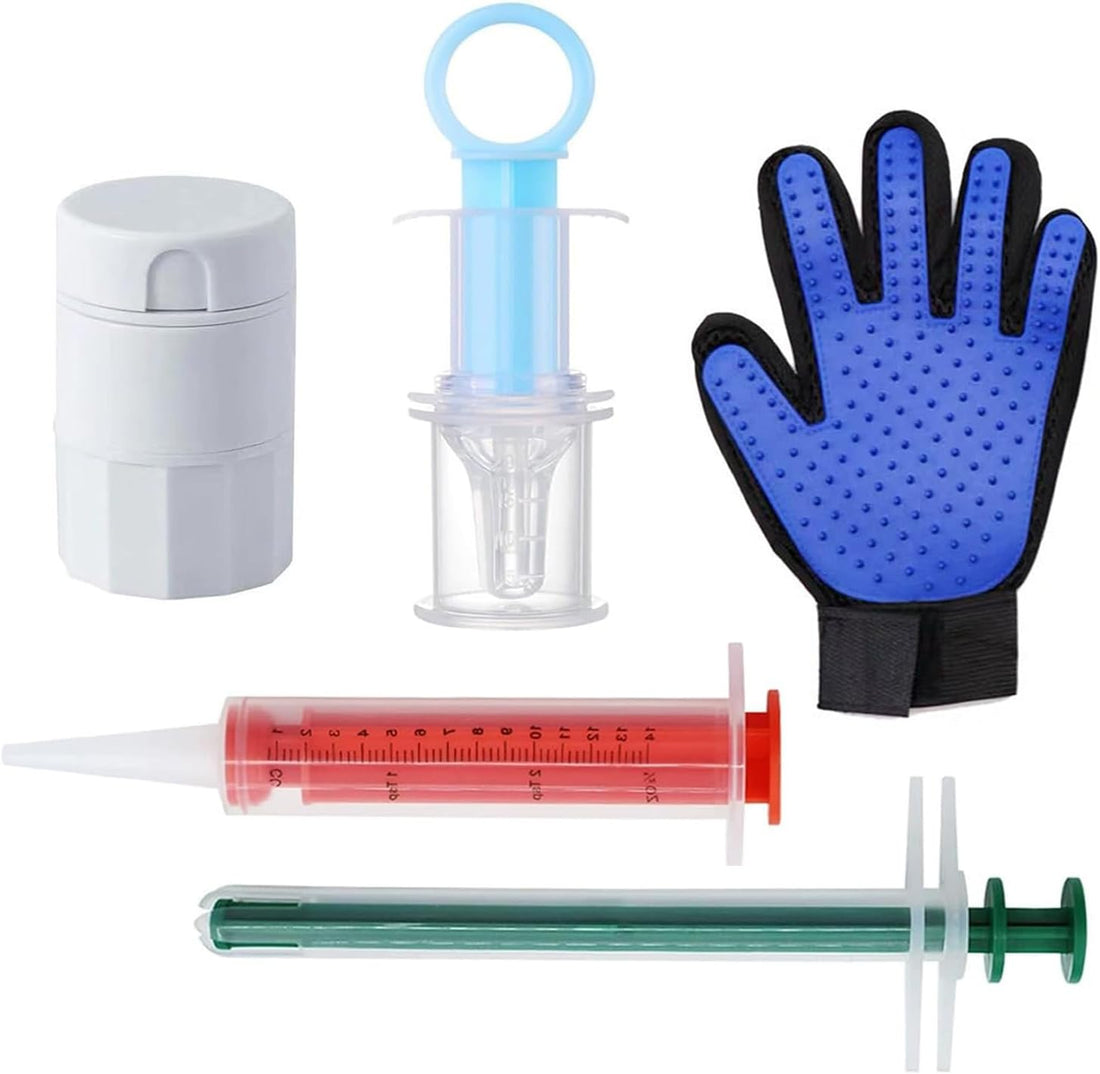 5-in-1 Pet Pill Shooter Kit for Cats Dogs