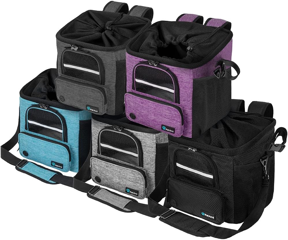 PetAmi Dog Bike Basket, Soft-Sided Ventilated Pet Carrier Backpack