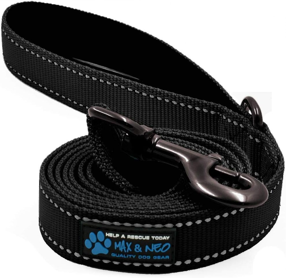 Max and Neo Reflective Nylon Dog Leash - We Donate One for Every Sold