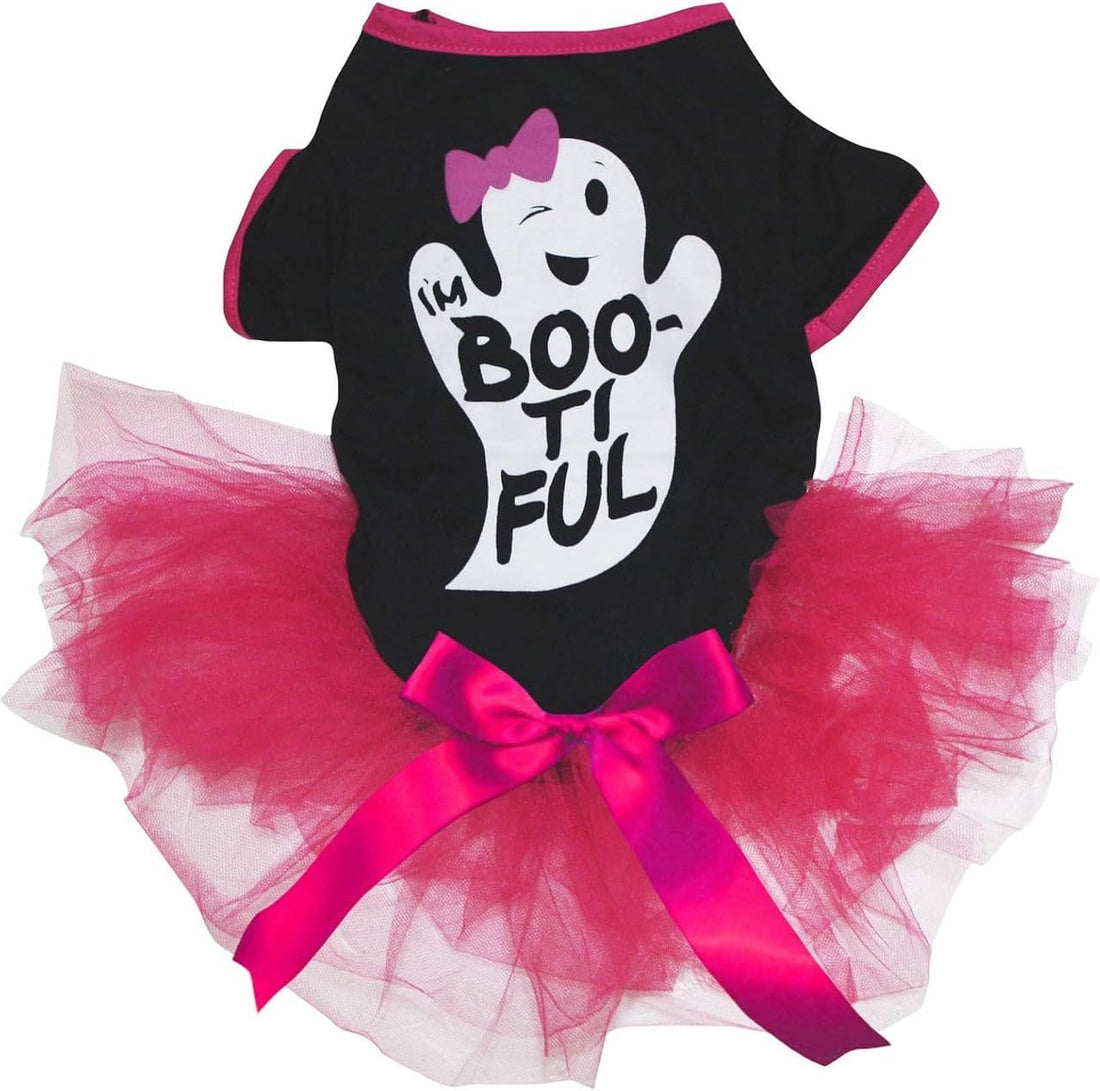 Petitebella Halloween Theme Puppy Dog Dress