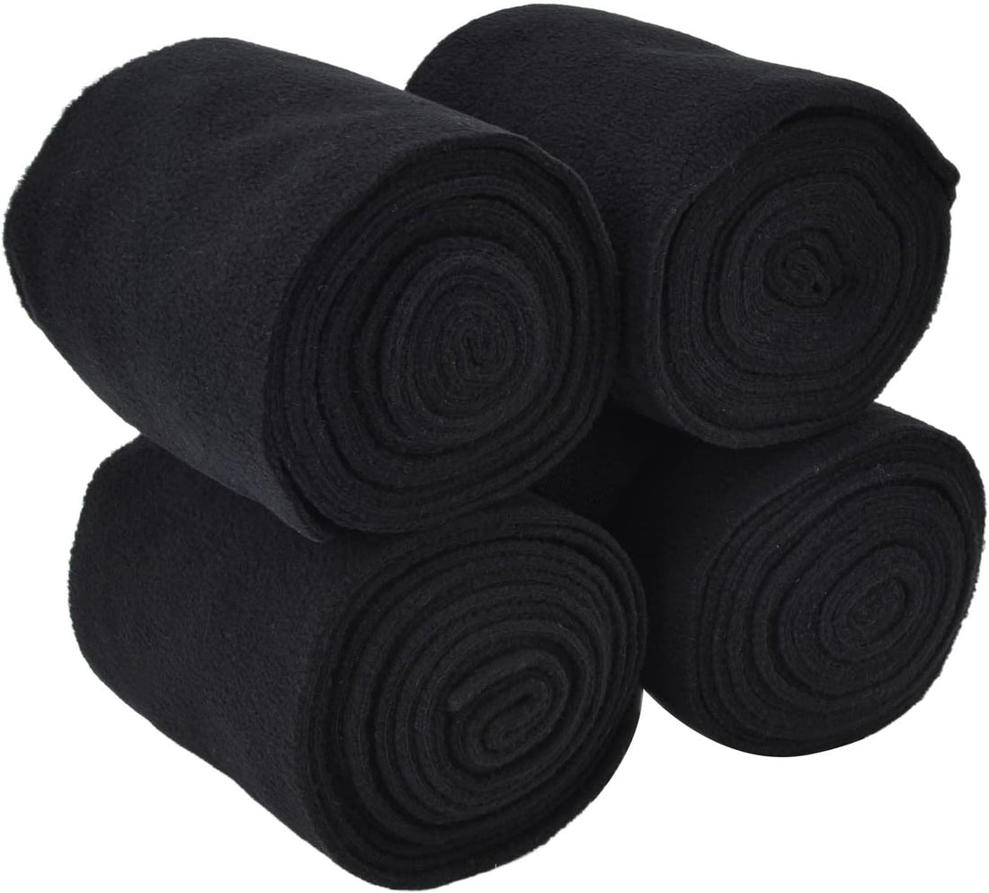 4Pcs Horse Leg Warp, Polyester Self Adhesive Breathable Wear