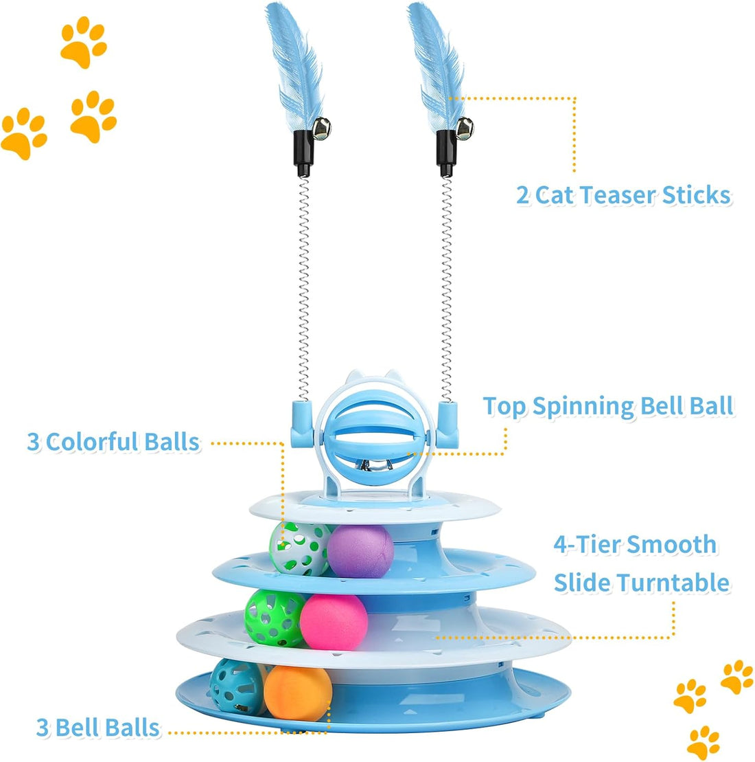Goosheep Cat Toy Interactive Pet Plaything for Indoor Kitten
