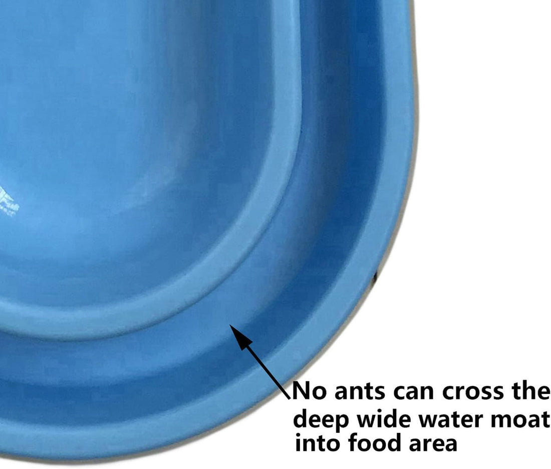 Ant Proof No Spill Cat Dog Pet Bowl 32 Oz Spill Proof Food Water