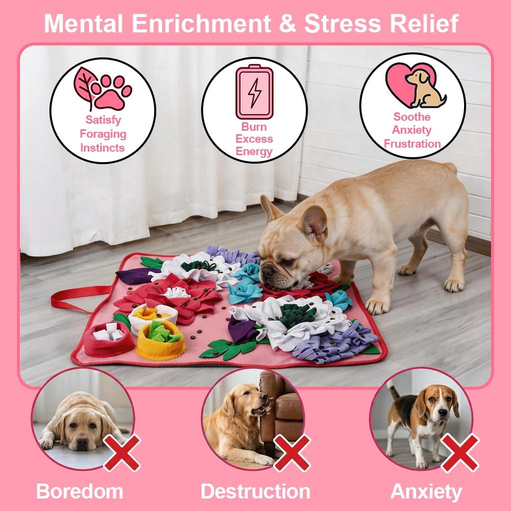 Vextronic Snuffle Mat for Dogs, Large Dogs Slow Feeder