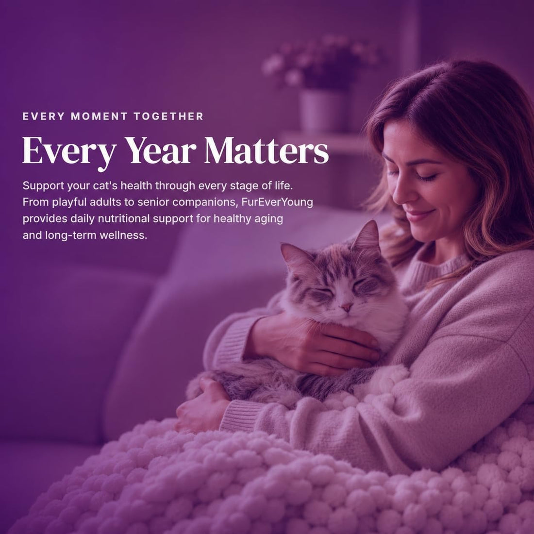 Ear Care for Senior Cats - Brain, Vision & Heart Health Chews