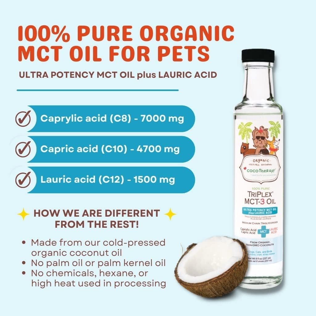 CocoTherapy Triplex MCT-3 Oil, Non-GMO, 100% Pure and Natural