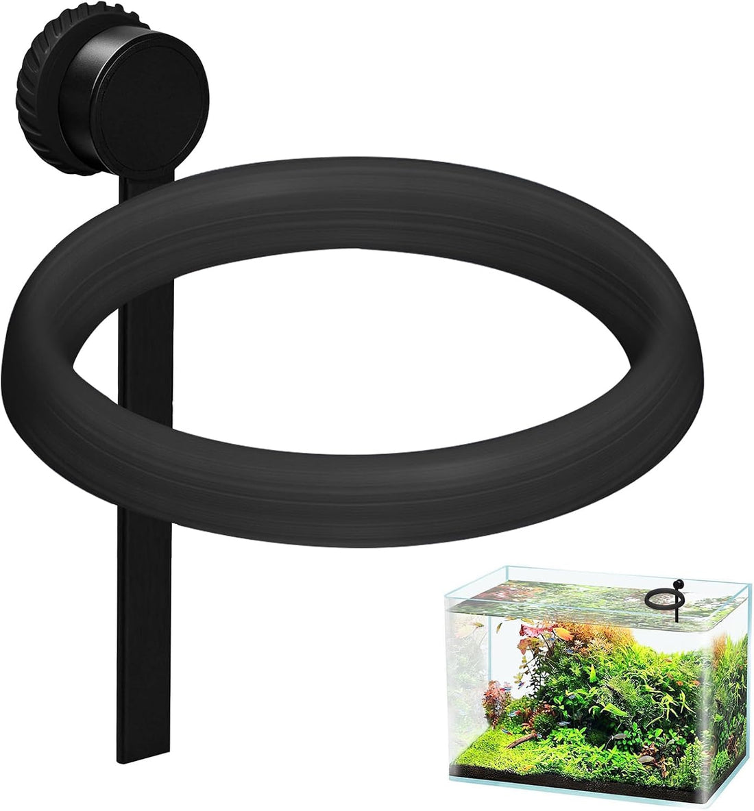 Magnetic Fish Feeding Ring, Automatic Turtle Feeder for Aquarium