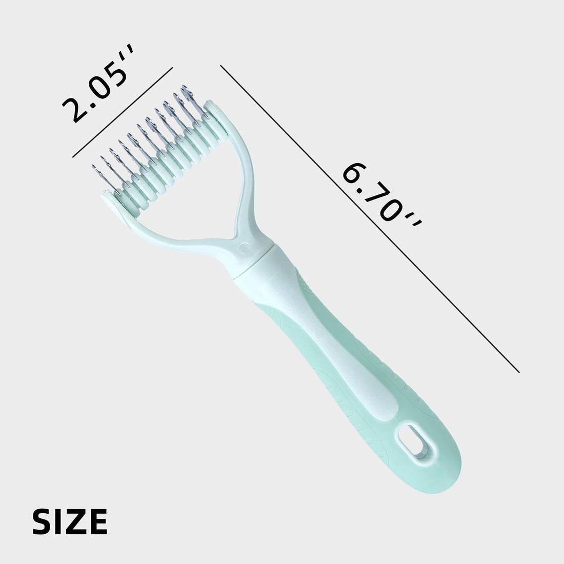Pet Hair Removal Comb,New Cat Brush with Release Button,Pet Grooming
