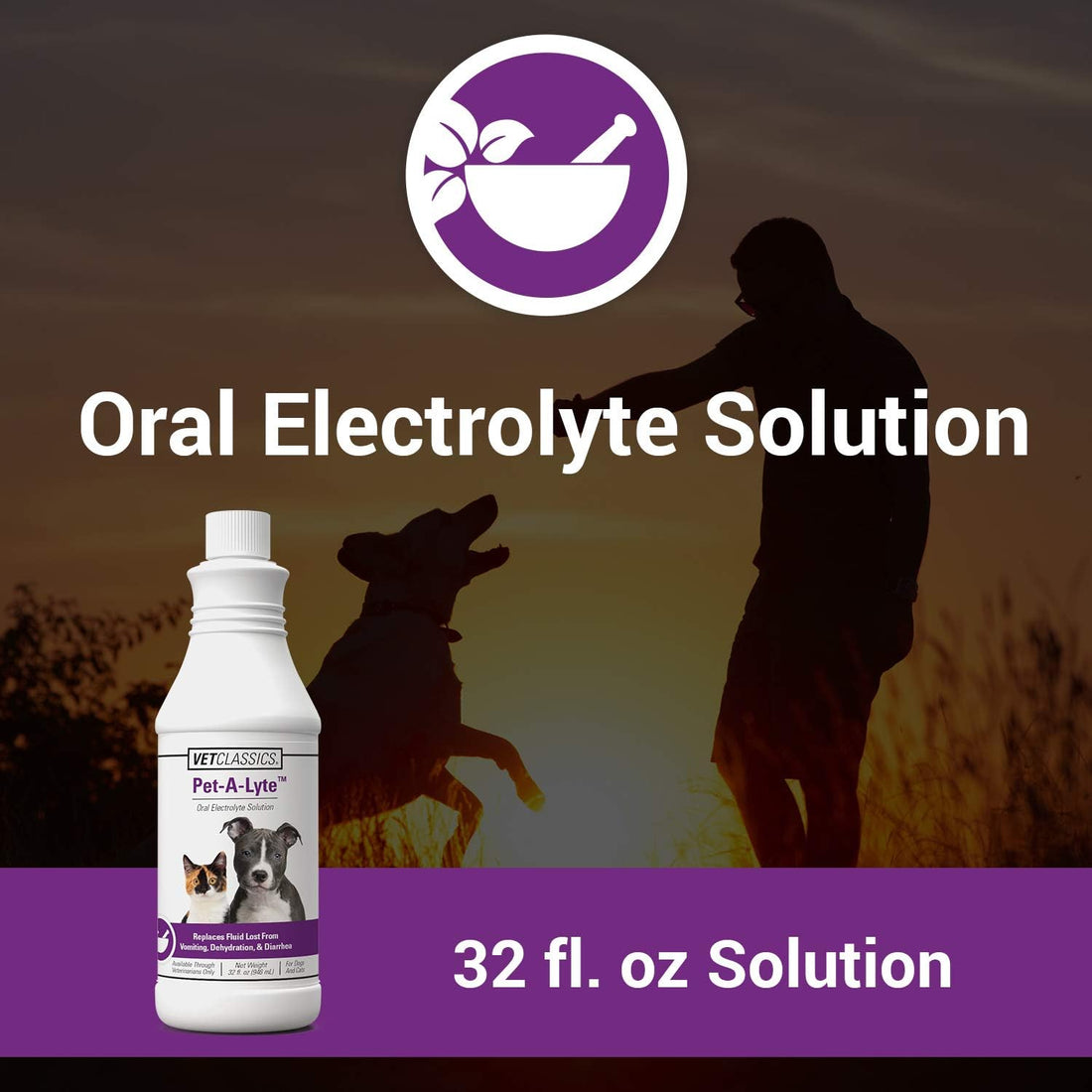 Vet Classics Pet-A-Lyte Oral Electrolyte Solution for Dogs & Cats